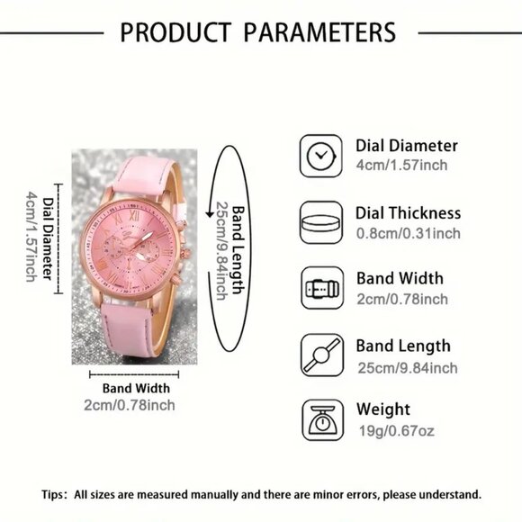 Pink and Rose Gold Watch - Picture 3 of 3